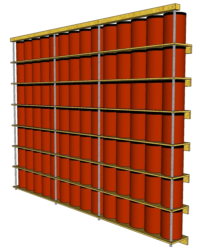 Coffee Can Storage Rack